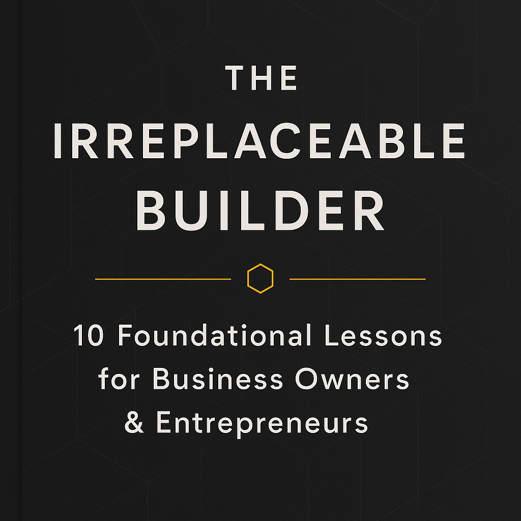 The Irreplaceable Builder: 10 Foundational Lessons for Business Owners & Entrepreneurs