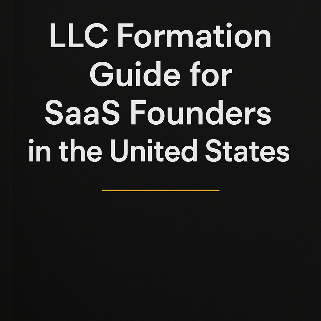 LLC Formation Guide for SaaS Founders in the United States