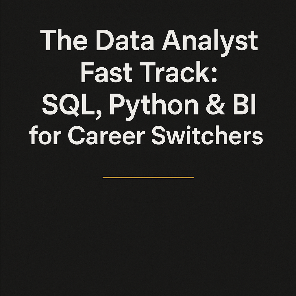 The Data Analyst Fast Track: SQL, Python & BI for Career Switchers