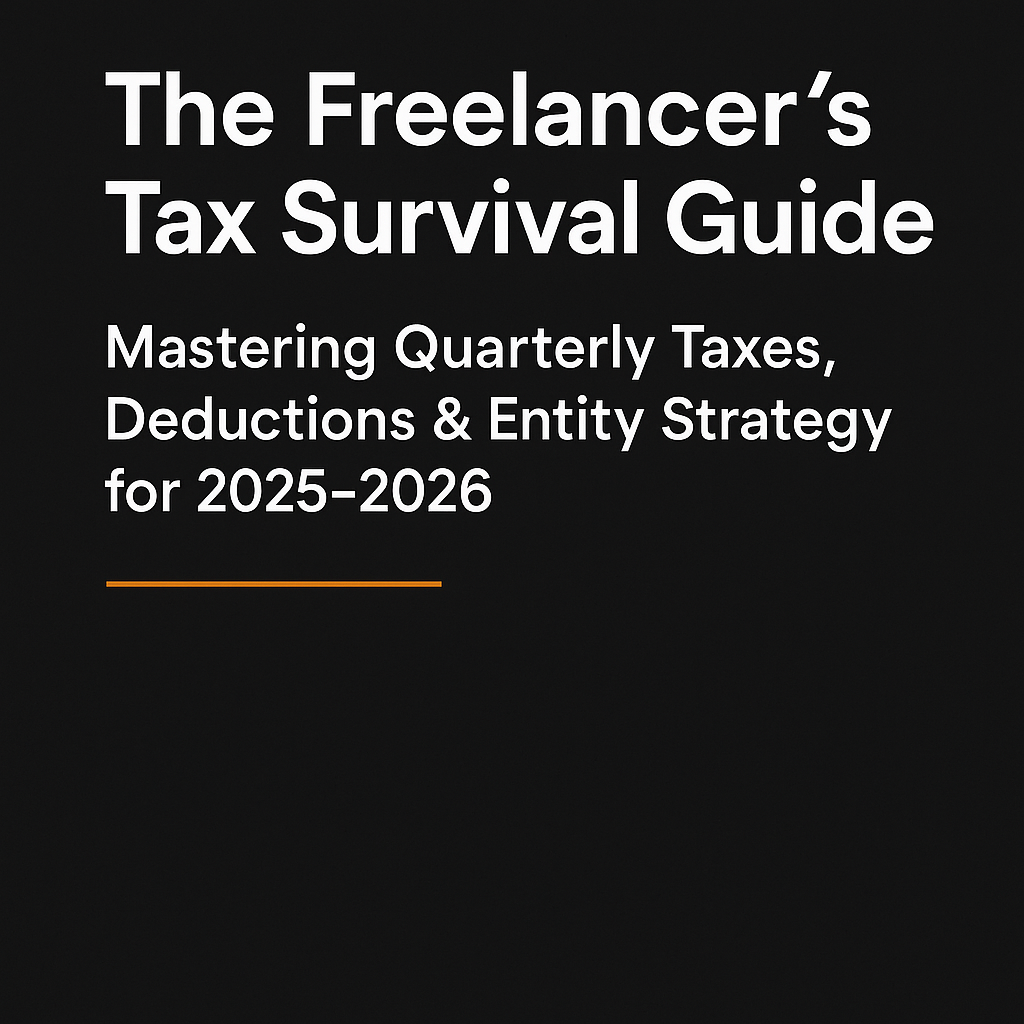 The Freelancer's Tax Survival Guide: Mastering Quarterly Taxes, Deductions & Entity Strategy for 2025–2026