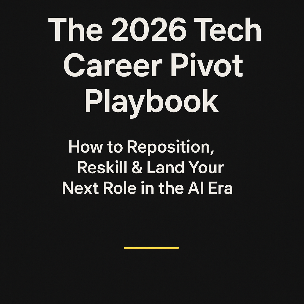 The 2026 Tech Career Pivot Playbook: How to Reposition, Reskill & Land Your Next Role in the AI Era